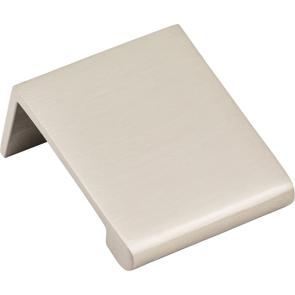 Elements By Hardware Resources 1-1/4" Overall Length Satin Nickel Edgefield Cabinet Tab Pull - A500-125SN