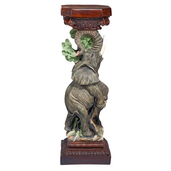 Design Toscano The Elephant's Triumph Sculptural Pedestal - JE121915
