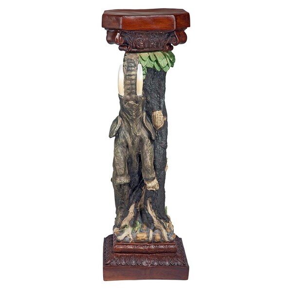 Design Toscano The Elephant's Triumph Sculptural Pedestal - JE121915