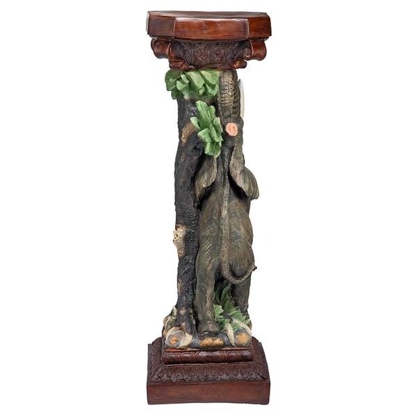 Design Toscano The Elephant's Triumph Sculptural Pedestal - JE121915