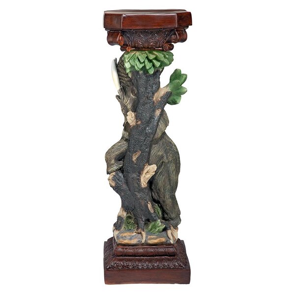 Design Toscano The Elephant's Triumph Sculptural Pedestal - JE121915
