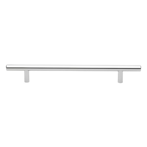 Gliderite Hardware 7 in. Center to Center Polished Chrome Solid Steel Bar Pull - 5004-178-PC, 10PK - 5004-178-PC-10