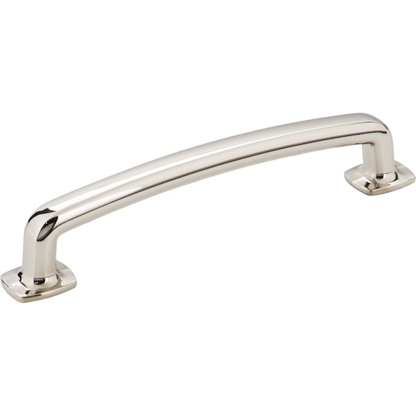 Jeffrey Alexander 128 mm Center-to-Center Polished Nickel Belcastel 1 Cabinet Pull - MO6373-128NI