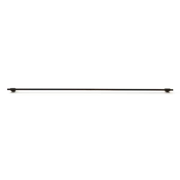 Richelieu 25-3/16 in. (640 mm) Center-to-Center Matte Black Contemporary Drawer Pull - BP905640900