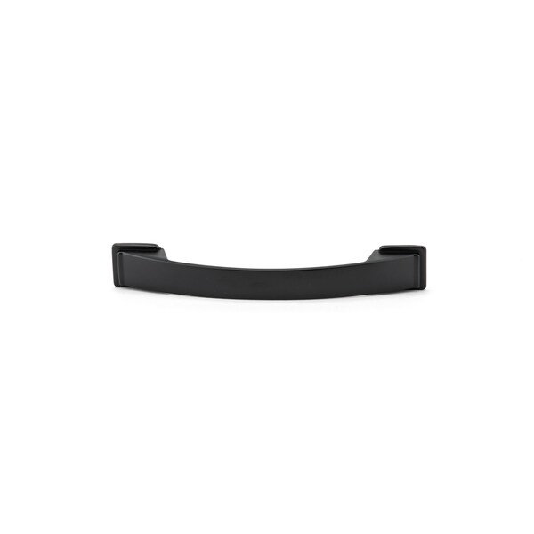 Richelieu 5 1/16 in (128 mm) Center-to-Center Matte Black Contemporary Cabinet Pull - BP83235128900