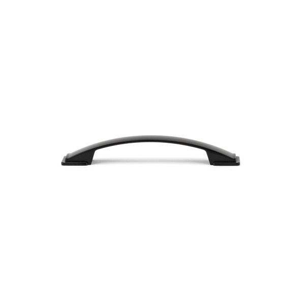 Richelieu 5 1/16 in (128 mm) Center-to-Center Matte Black Contemporary Cabinet Pull - BP83235128900