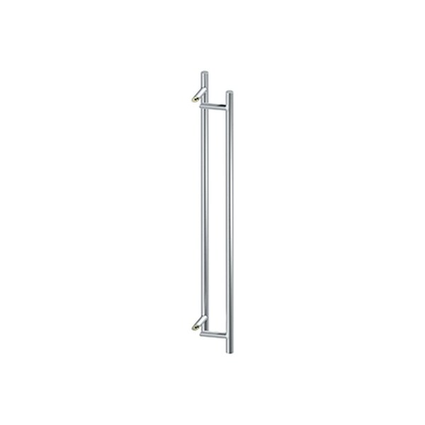 Deltana 48in Back to Back Round Offset Door Pulls Satin Stainless Steel Finish - SSPORBB48U32D