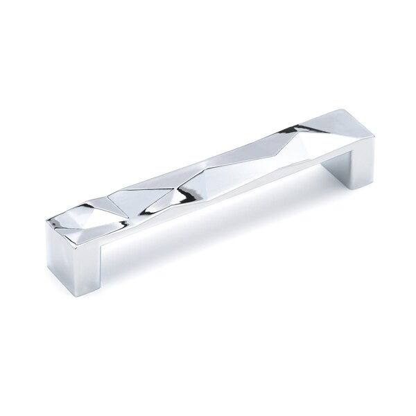 Richelieu 5-1/16 in. (128 mm) Center-to-Center Chrome Contemporary Drawer Pull - BP4789128140