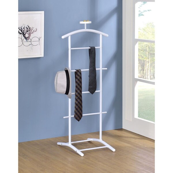 Kings Furniture Menros Metal Valet, White - CH-4819-WH