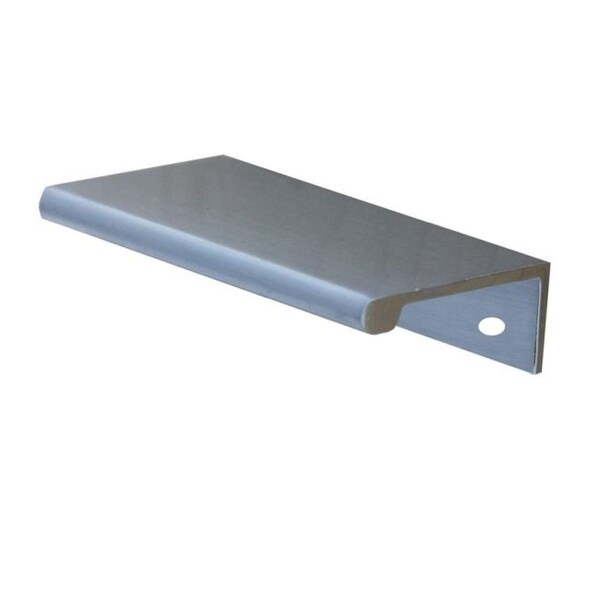 Pride Industrial 3in Aluminum Tab Cabinet Pull with 2-3/8in Center to Center with No 6 x 5/8in Wood Screws Satin - P1876SN