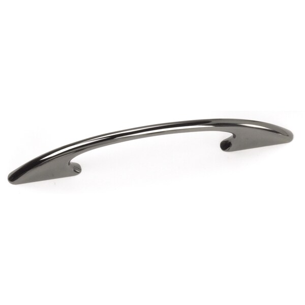 Laurey 96mm Delano Large Narrow Pull, Black Nickel - 25512