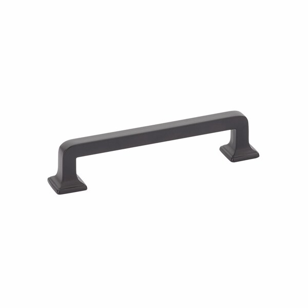 Schaub 4in Center to Center Menlo Park Cabinet Pull Matte Black Finish - 538-MB