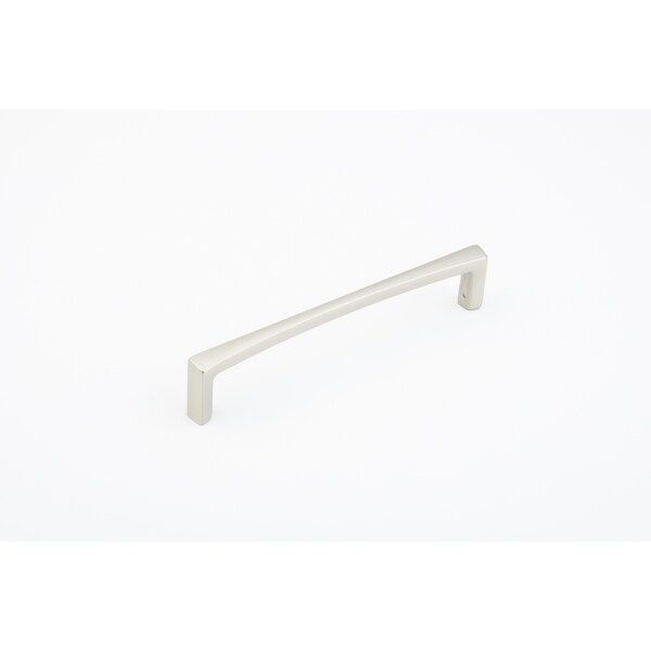 Schaub 6in Center to Center Italian Contemporary Cabinet Pull Satin Nickel Finish - 502-15