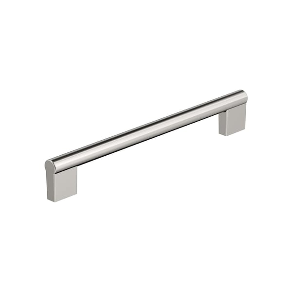 Amerock Versa 7-9/16 inch 192mm Center-to-Center Polished Nickel Cabinet Pull - BP55531PN