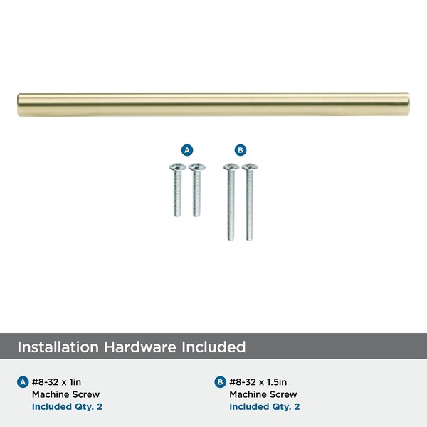 Amerock Bar Pulls 5-1/16 in 128 mm Center-to-Center Champagne Bronze Cabinet Pull - BP40517CZ