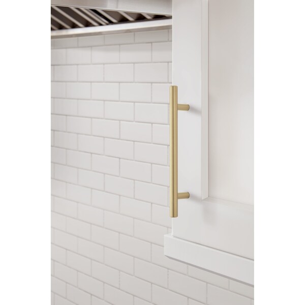 Amerock Bar Pulls 5-1/16 in 128 mm Center-to-Center Champagne Bronze Cabinet Pull - BP40517CZ