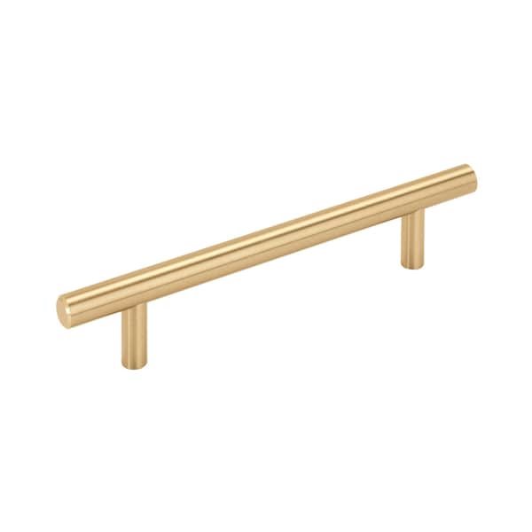 Amerock Bar Pulls 5-1/16 in 128 mm Center-to-Center Champagne Bronze Cabinet Pull - BP40517CZ