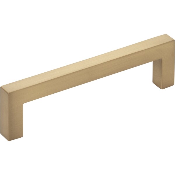 Elements By Hardware Resources 96 mm Center-to-Center Satin Bronze Square Stanton Cabinet Bar Pull - 625-96SBZ