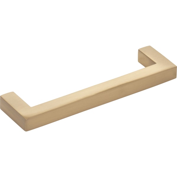 Elements By Hardware Resources 96 mm Center-to-Center Satin Bronze Square Stanton Cabinet Bar Pull - 625-96SBZ