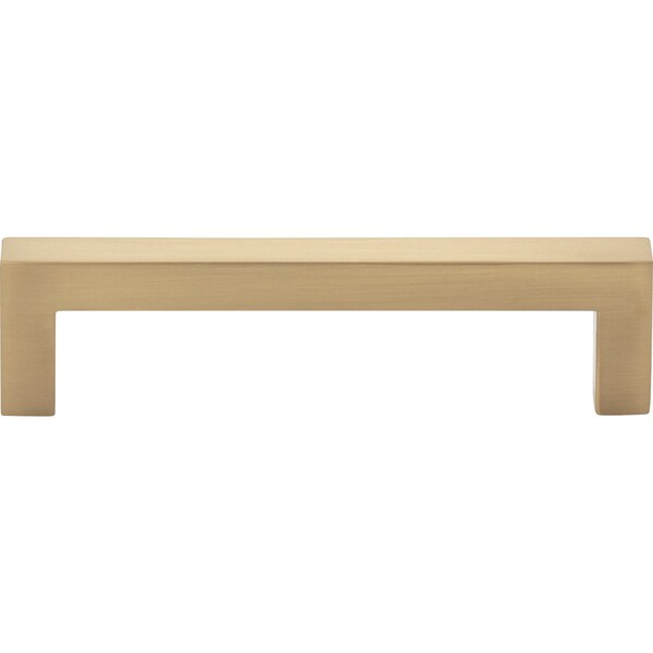 Elements By Hardware Resources 96 mm Center-to-Center Satin Bronze Square Stanton Cabinet Bar Pull - 625-96SBZ