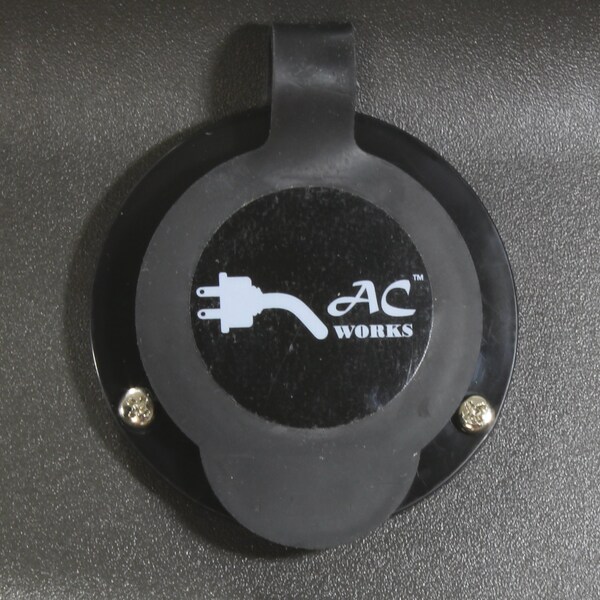 Ac Works 20A 125/250V L14-20P Power Input Inlet with Weather Cover - ASINL1420P-FC