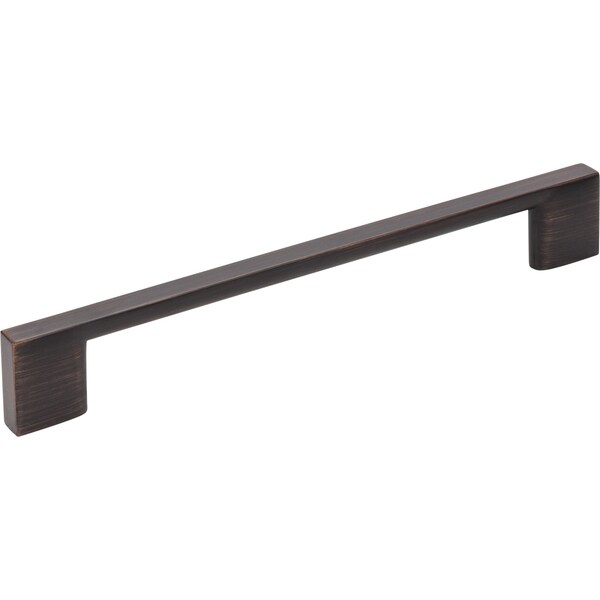 Jeffrey Alexander 160 mm Center-to-Center Brushed Oil Rubbed Bronze Square Sutton Cabinet Bar Pull - 635-160DBAC