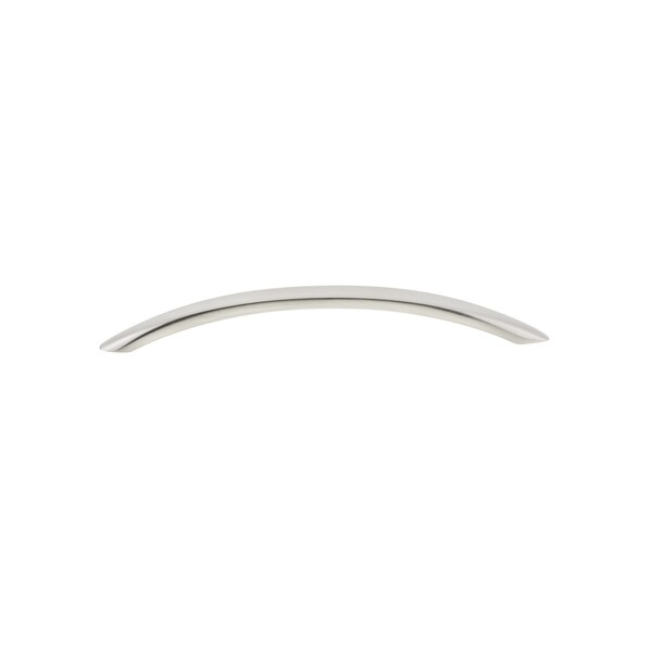 Richelieu 6 5/16 in (160 mm) Center-to-Center Brushed Nickel Contemporary Drawer Pull - BP163160195