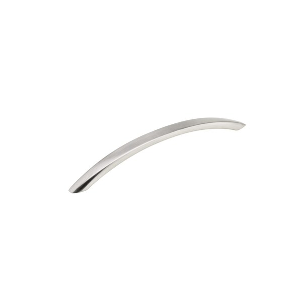 Richelieu 6 5/16 in (160 mm) Center-to-Center Brushed Nickel Contemporary Drawer Pull - BP163160195
