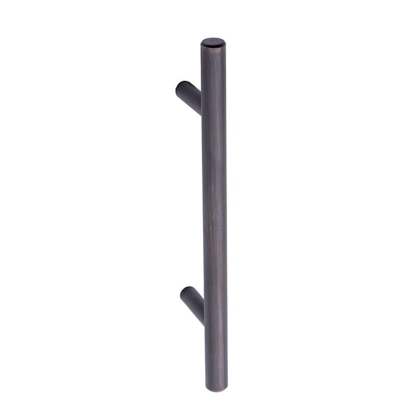 South Main Hardware Euro Bar Cabinet Handle (3/8" Diameter), 6.13" Length (3.75" Hole Center), Oil Rubbed Bronze, 10PK - SH200-OR-10