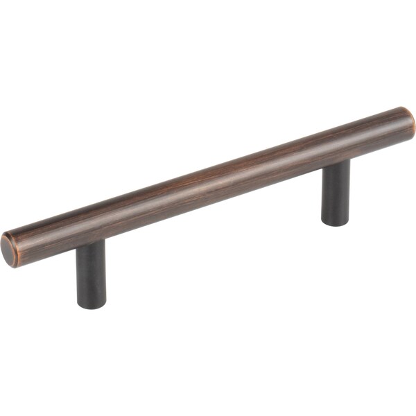 Elements By Hardware Resources 96 mm Center-to-Center Dark Brushed Bronze Naples Cabinet Bar Pull - 156DBB