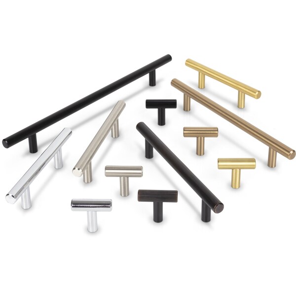Elements By Hardware Resources 96 mm Center-to-Center Dark Brushed Bronze Naples Cabinet Bar Pull - 156DBB