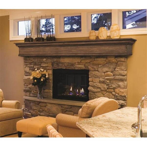Pearl Mantels Pearl Mantels 420-72 The Savannah 72 in. Shelf or Mantel Shelf; Unfinished - 420-72