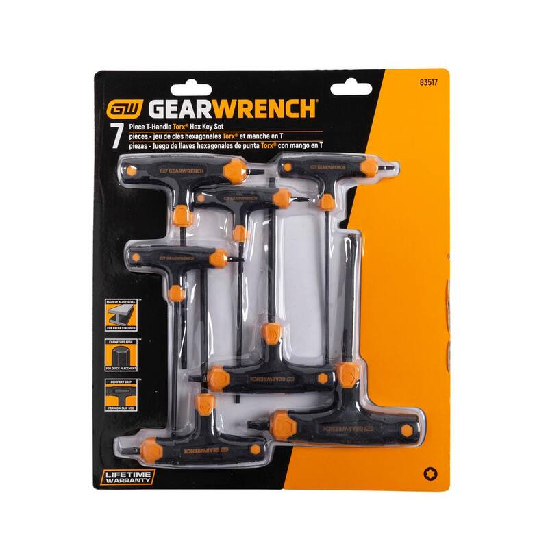 GEARWRENCH Torx T-Handle Key Set (7-Piece) - 83517