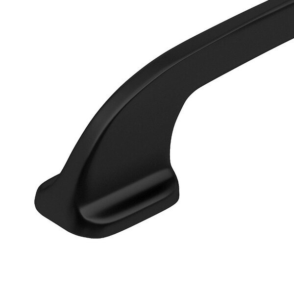 Richelieu 7 9/16-inch (192 mm) Center to Center Matte Black Contemporary Cabinet Pull - BP7350192900
