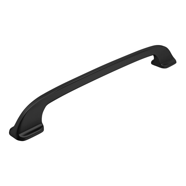 Richelieu 7 9/16-inch (192 mm) Center to Center Matte Black Contemporary Cabinet Pull - BP7350192900