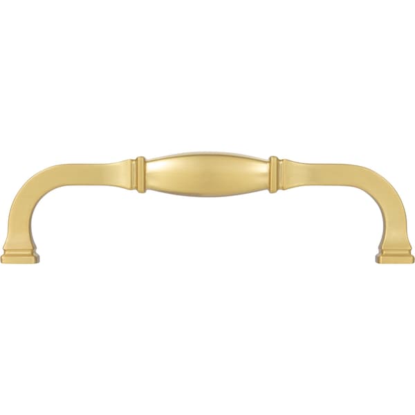 Jeffrey Alexander 128 mm Center-to-Center Brushed Gold Audrey Cabinet Pull - 278-128BG