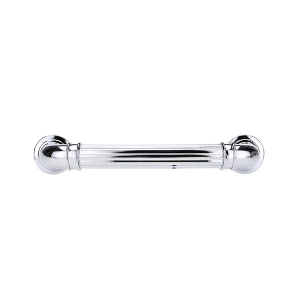 Richelieu 3 3/4 in (96 mm) Center-to-Center Chrome Traditional Drawer Pull - BP881896140