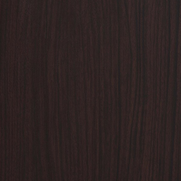 Baxton Studio Giancarlo Mid-Century Modern Espresso Brown Wood 3-Drawer Storage Chest with Rattan door - 242-13626-ZORO