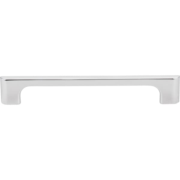 Jeffrey Alexander 160 mm Center-to-Center Polished Chrome Asymmetrical Leyton Cabinet Pull - 286-160PC