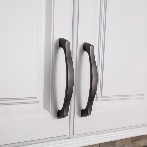 Elements By Hardware Resources 3" Center-to-Center Satin Nickel Aiden Cabinet Pull - 993-3SN