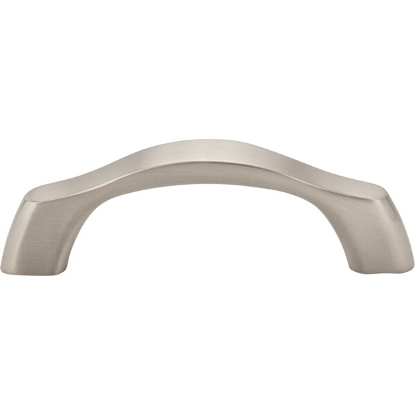 Elements By Hardware Resources 3" Center-to-Center Satin Nickel Aiden Cabinet Pull - 993-3SN