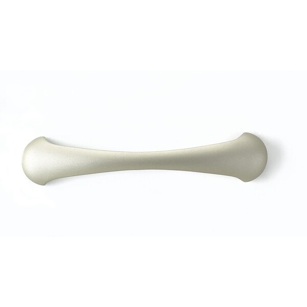 Richelieu 3 3/4 in (96 mm) Center-to-Center Metallic Nickel Contemporary Drawer Pull - BP459195