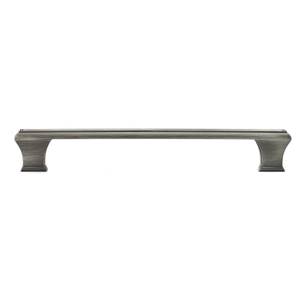 Richelieu 7 9/16 in (192 mm) Center-to-Center Antique Nickel Traditional Drawer Pull - BP775192143
