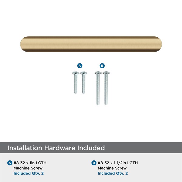 Amerock Revolve 3-3/4 inch 96mm Center-to-Center Champagne Bronze Cabinet Pull - BP36852CZ