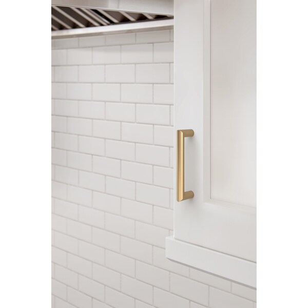 Amerock Revolve 3-3/4 inch 96mm Center-to-Center Champagne Bronze Cabinet Pull - BP36852CZ
