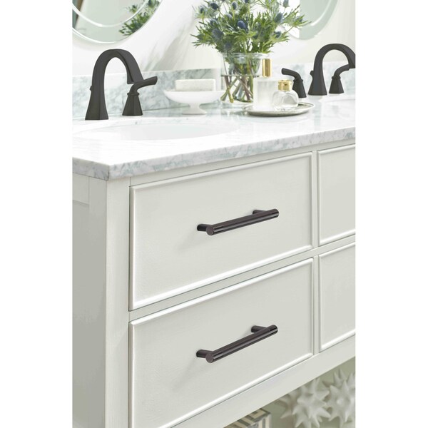 Amerock Bronx 6-5/16 in 160 mm Center-to-Center Gunmetal Cabinet Pull - BP36559GM