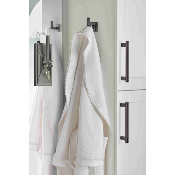 Amerock Bronx 6-5/16 in 160 mm Center-to-Center Gunmetal Cabinet Pull - BP36559GM