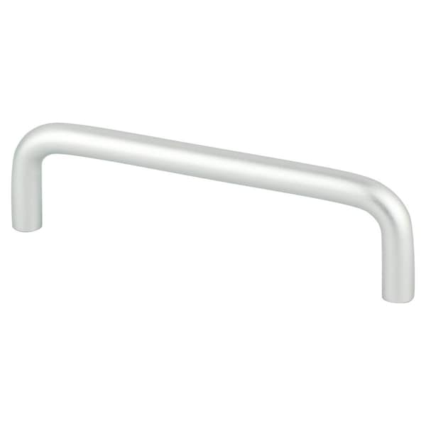 Berenson 4 in. CC Zurich Wire Pull with Satin Aluminium - 6136-4SAL-P