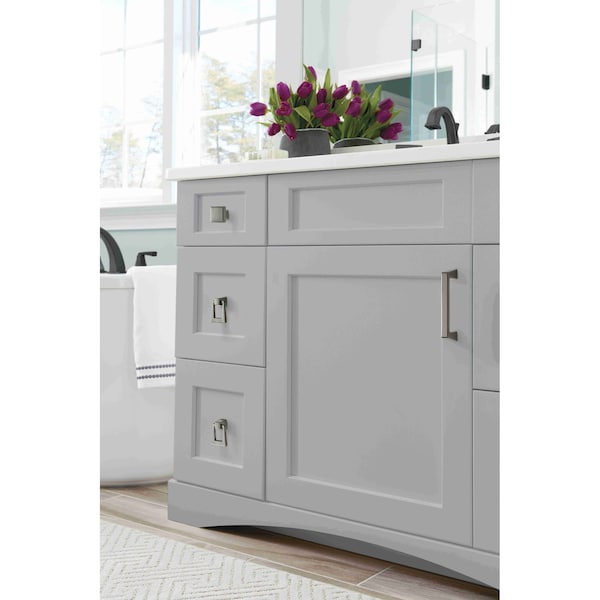 Amerock Blackrock 3-3/4 inch 96mm Center-to-Center Gunmetal Cabinet Pull - 2000646