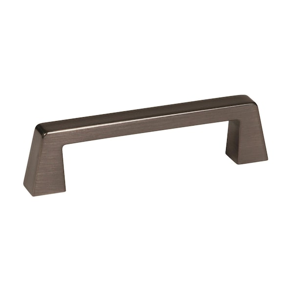 Amerock Blackrock 3-3/4 inch 96mm Center-to-Center Gunmetal Cabinet Pull - 2000646